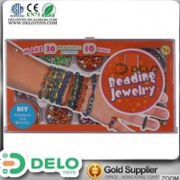 El ms vendido!alta calidad juguetes para las nias kit para hacer pulseras brillantes perlasy cordones trenzados DE0031013