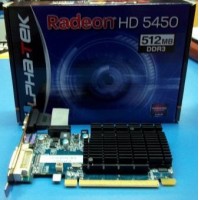 PLACAS DE VIDEOS ALPHA-TEK AMD RADEON HD 5450 512MB DDR3 VGA HDMI DVI