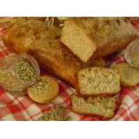 Pan integral con harina de maz y semillas