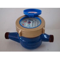 Medidor de agua en metal or plastico