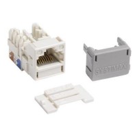 Jack Coupler White Cat6 Systimax Commscope