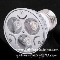 Lmpara LED taza, proyector de alta potencia, iluminacin de aluminio de reemplazo regulable, fundicin a presin de la luz ahorro de energa, E27/E14/GU10/MR16 bombilla