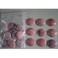 Cabuchones de opalo rosado