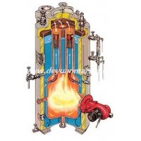Marine oil fired boiler