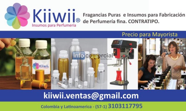 Fragancias- Bases - Insumos y Maquinaria para Fabricación de Perfumería Fina