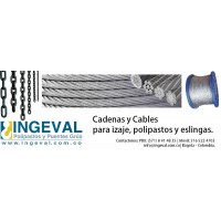 Cables para izaje, polipastos y eslingas