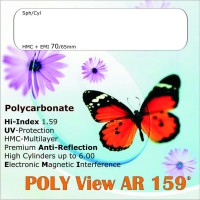 POLYVIEW, El Polycarbonato Asferico HMC Antireflex - Líder en Cilindros Altos