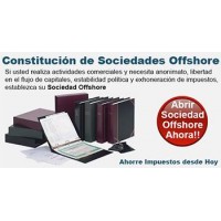 Constitución de sociedades offshore y cuentas bancarias offshore