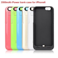 3500mAh Rechargeable External Battery Backup Charger Case Pack Power Bank Case for Apple iPhone6