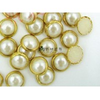 3-10MM Perlas con Borde Envuelto para Accesorios de Vestidos, Calzados y Bolsos