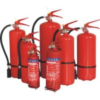 Extintores, accesorios de extintore, productos de sistemas de agua