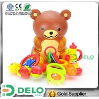 Juguete de china plstico juguetes para bebs Sonajeros del mejor calidad inteligente animal oso variados modelos DE0049022