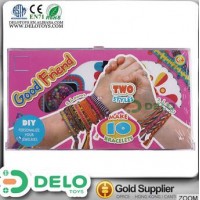 El ms vendido!alta calidad juguetes para las nias kit para hacer pulseras brillantes perlasy cordones trenzados DIY DE0031011
