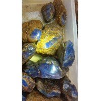 Blue and Yellow amber