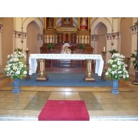 Decoracion Iglesias ,Capillas y Sinagogas con Flores Naturales