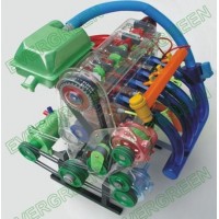 Santana Motor de gasolina modelo de estructura, didáctica