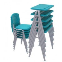 Sillas y mesas para mobiliario estudiantil