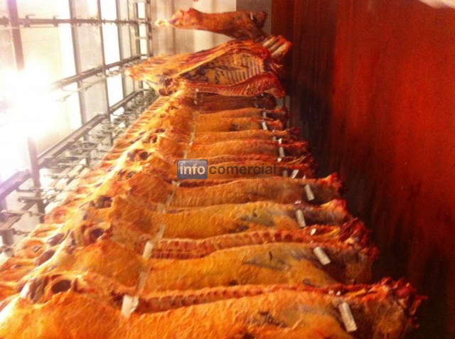 Carne en canal Uruguaya
