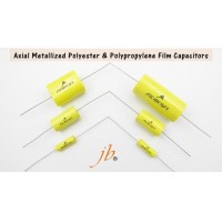 JFG - Capacitores Metalizados Axiais com Filme de Polister & Polipropileno