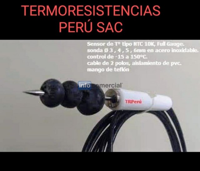 Sensores de Temperatura Pt100-RTD.