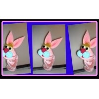 titere conejo marioneta articulable