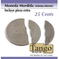 MONEDA MORDIDA 25 CENT (SIST. INT) TANGO