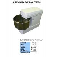 AMASADORA RPIDA A ESPIRAL MG 20