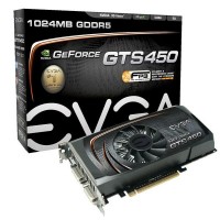Placa de Video PCIE EVGA GTS450 1GB DDR5 2DVI