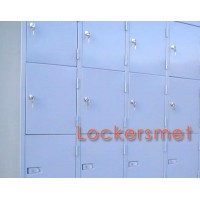 Lockers Metlicos puertas anchas sistema para candado o cerradura